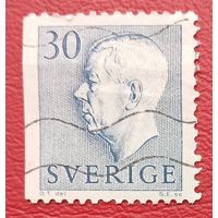 Швеция, 1951 г., стандартный выпуск, король Густав VI Адольф