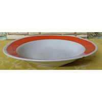 Тарелка для горячего. Добрушский фарфоровый завод (Добруш), 1978-1991 гг