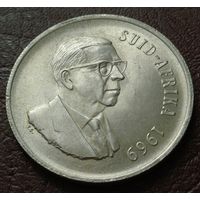 ЮАР 1 ранд, 1969 Окончание президентства Теофилуса Дёнгеса ( SUID-AFRIKA )     ( 1-15-2 )