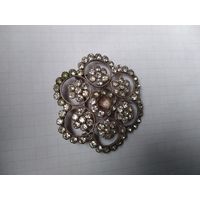 Брошь серебро 875 пр СССР