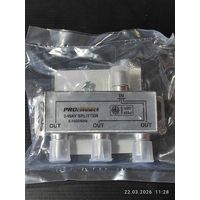 Делитель ТВ х 3 под F-разъем, 5-1000МГц