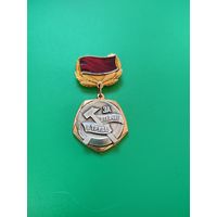 Значок ЦК ВЛКСМ за отличие в труде