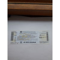 Входной билет Бобруйск Хоккей