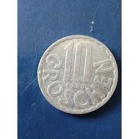 Австрия 10 грошей 1988