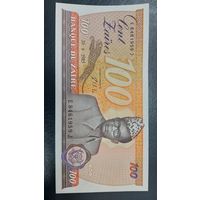 Заир 100 заиров 1985 год состояние UNC