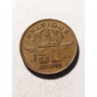 Бельгия 50 сентим 1965