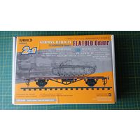 Сборная модель немецкой жд платформы 1/35 (лёгкой)