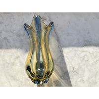 Ваза Чехословакия Zemek ручная работа 19см