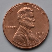 США, 1 цент 2013 г. D