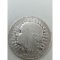 5 злотых 1932г.Ядвига
