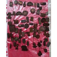 Значки иностранные ТЯЖЕЛЫЕ.65 штук