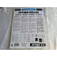 Leuchtturm C2 Optima Листы для банкнот на 2 ячейки! Целая пачка 10 шт! Германия, Лёйхтурм, Leuchtturm! ВОЗМОЖЕН ОБМЕН!