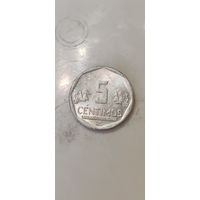 Перу 5 сентимос 2014