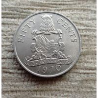 Werty71 Бермуды Бермудские острова 50 центов 1970 Корабль