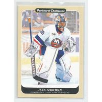 Илья Сорокин / Нью-Йорк Айлендрс / НХЛ / Коллекция "Upper Deck Parkhurst Champions Hockey 2023-24 #152 Ilya Sorokin".