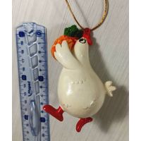 Елочная ишрушка Цыпа с ананасом