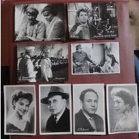 Мини фото открытки артистов СССР в коллекцию с рубля