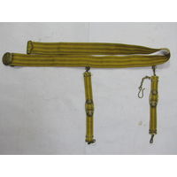 Перевязь. Ремень парадный офицерский ВМФ с подвесами для кортика. Желтый. Полный комплект. Состояние. СССР.