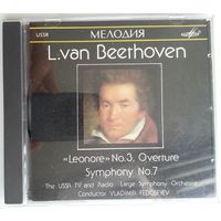 CD L. van Beethoven – Leonore No 3,Overture and Symphony No 7 (1990)