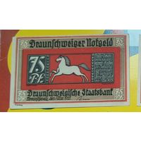 Нотгельд Германия 75 пфеннигов