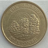 Дания 20 крон 2006 г. Три брата, западное побережье Гренландии