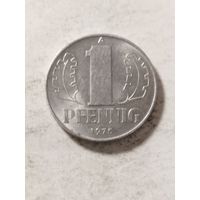 ГДР 1 пфенинг 1975