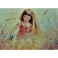 Открытка чистая 10х15 см. Художница Екатерина Бабок