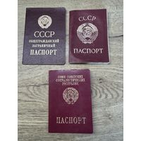 Паспорт ссср.цена за все.