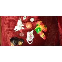 Мелочи из фарфора одним лотом.