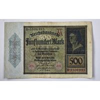 1922 год 500  марок Германия