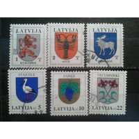 Латвия, 2007. Стандарт. Гербы городов