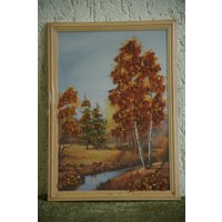 Картина из янтаря  ( 23,5 х 32,5 см )