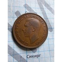1 пенни 1948 г. Великобритания