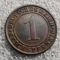 Германия 1 рейхспфенниг  1931 г.  Веймарская республика (рейхсмарка)