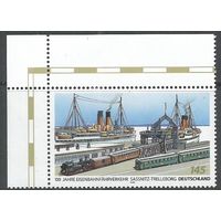 Германия. 100 лет ж/дорожному соединению Засниц-Треллеборг. 2009г. Mi#2746.