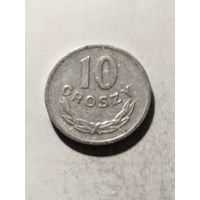 Польша 10 грошей 1963
