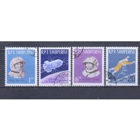 [872] Албания 1965. Космос СССР.Корабль Восход-2. Гашеная серия.