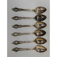 Ложка Столовая мельхиор МНЦ. СССР. одним лотом 6 шт.