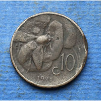 Италия 10 чентезимо 1928