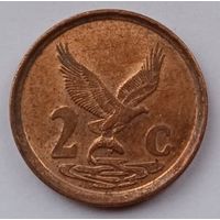 ЮАР, 2 цента, 1997 год, XF