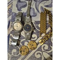 Запчасти часов . Желтые. Описание!