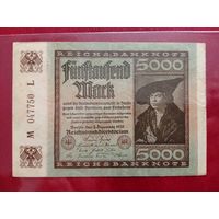 5000 марок. Германия.