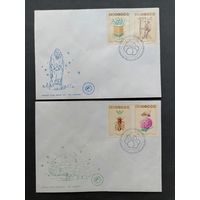 Польша 1987 Три КПД с полной серией марок "Международный конгресс по пчеловодству "APIMONDIA-87"" (спецгашение) Mi.3106-3111 каталог 3.20 евро