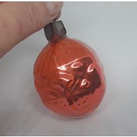 Ёлочная игрушка Абстракция Фонарика, стекло. СССР