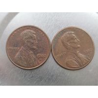 1 цент США 1982 года  буква D лот 6