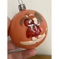 Ёлочная игрушка СССР !!! КАТАЛОГ!!! РЕДКИЙ ШАР С ВЫПУКЛЫМ РИСУНКОМ!!! РАСПРОДАЖА КОЛЛЕКЦИИ!!!С РУБЛЯ!!!