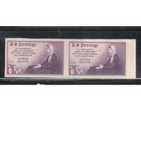 США-1934, (Скотт.754), **,   День матери, Живопись(одиночка), БЗЦ-пара