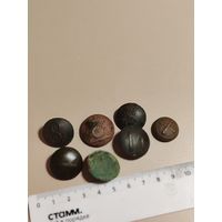 Полковые пуговицы РИА 7 шт