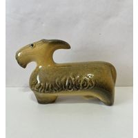 Статуэтка керамическая "Козёл". Радашковичи .  АУКЦИОН не с рубля без МПЦ.