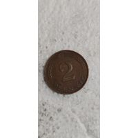Германия 2 пфенниг 1964